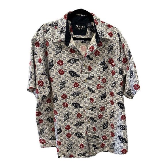 Trader Bay button down, short sleeve shirt 100% brushed cotton XL like new - Picture 4 of 11